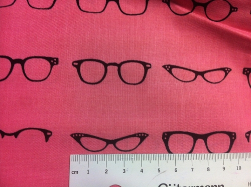 Baumwolle Geekly Chic Brillen rosa